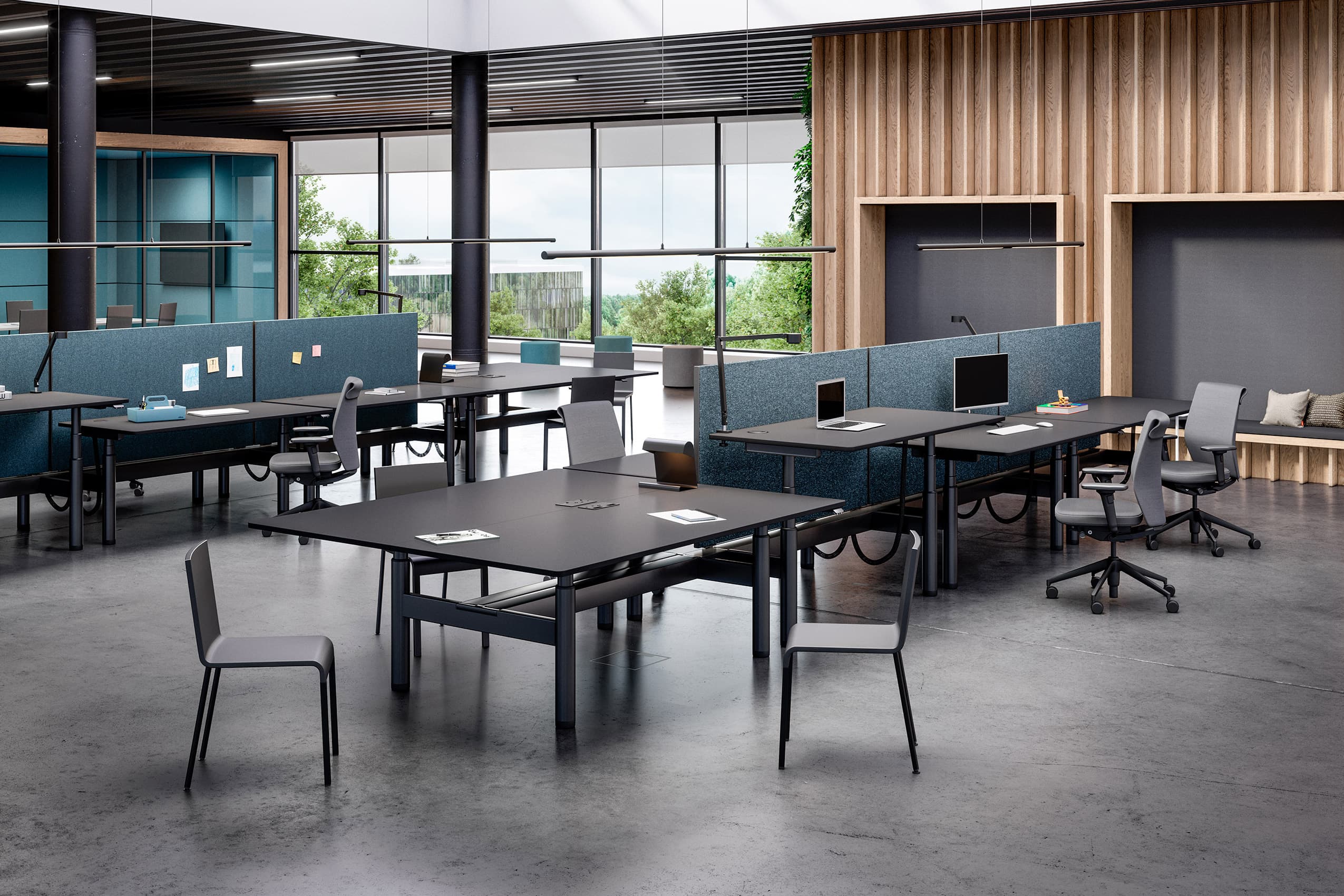 Vitra Schreibtische Höhenverstellbar